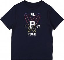 POLO RALPH LAUREN Tričko námořnická modř / bílá / mix barev