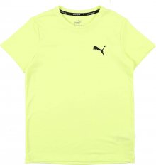 PUMA Funkční tričko černá / žlutá