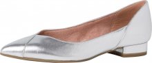 TAMARIS Baleríny stříbrná