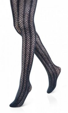 Steven Rosalia Graphite bavlněné Punčochové kalhoty M/L grafitová (tmavě šedá)