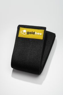 GoldBee Textilní Odporová Guma - Černá L