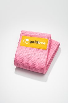 GoldBee Textilní Odporová Guma - Růžová S