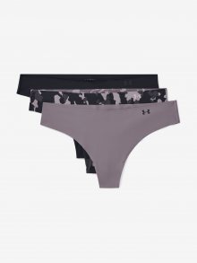 Kalhotky 3 ks Under Armour Fialová