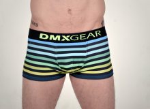 DMXGEAR pánské modro-zelené boxerky s krátkou nohavičkou FREEDOM Boxer
