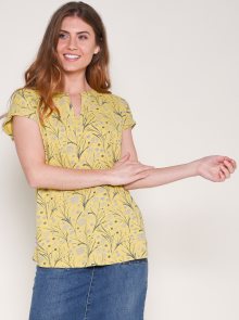 Žluté vzorované tričko Brakeburn