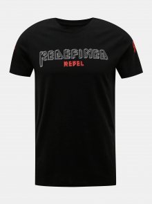 Černé tričko s potiskem Redefined Rebel
