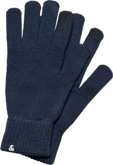 JACK & JONES Prstové rukavice námořnická modř