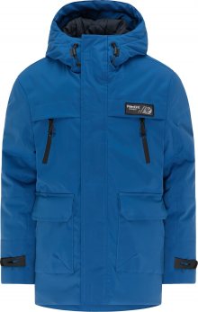 Petrol Industries Zimní bunda nebeská modř / černá