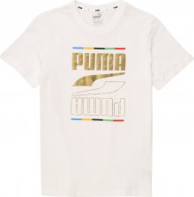 PUMA Funkční tričko bílá / mix barev