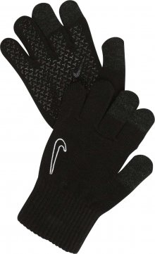 NIKE Accessoires Prstové rukavice černá / bílá