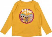 NAME IT Tričko \'Flol\' hořčicová / mix barev