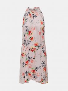 Růžové květované šaty Jacqueline de Yong - XL