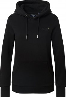 Superdry Mikina \'Orange Label Overhead\' černá