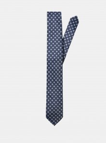 Tmavě modrá puntíkovaná kravata Selected Homme Hudson