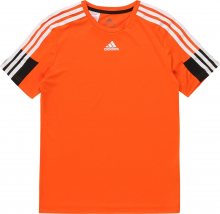 ADIDAS PERFORMANCE Funkční tričko \'B A.R.\' bílá / oranžová / černá