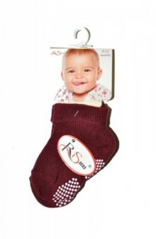 RiSocks 3089 ABS dětské ponožky, Hladký 12-24 miesięcy bílá