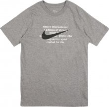 Nike Sportswear Tričko šedá