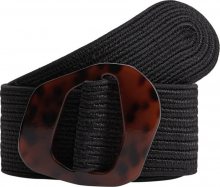 MANGO Opasek hnědá / černá