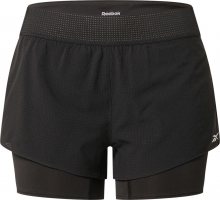 REEBOK Sportovní kalhoty černá