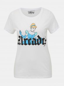 Bílé tričko s potiskem ONLY Disney Princess - S