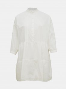 Bílé volné košilové šaty AWARE by VERO MODA Leah