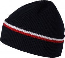 TOMMY HILFIGER Čepice tmavě modrá / bílá / světle červená
