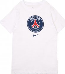 NIKE Funkční tričko \'Paris Saint-Germain\' bílá / modrá / červená