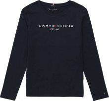 TOMMY HILFIGER Tričko červená / námořnická modř / bílá