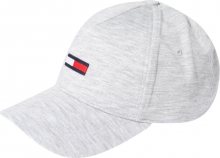 Tommy Jeans Kšiltovka šedý melír / modrá / červená
