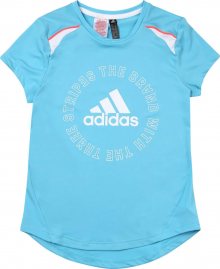 ADIDAS PERFORMANCE Funkční tričko \'BOLD\' azurová modrá / bílá / pink
