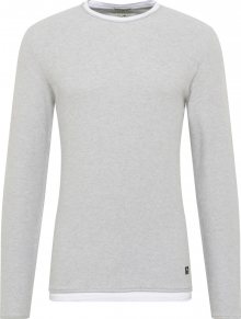 TOM TAILOR DENIM Svetr světle šedá