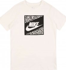 Nike Sportswear Tričko \'FUTURA\' bílá / černá