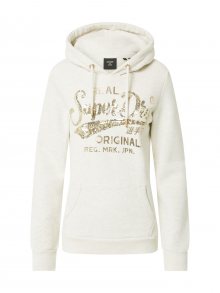 Superdry Mikina béžová / zlatá