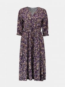 Fialové květované šaty Haily´s