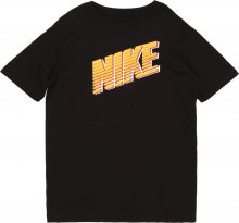 Nike Sportswear Tričko oranžová / černá / oranžově červená / bílá