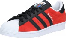 ADIDAS ORIGINALS Tenisky \'Superstar\' černá / karmínově červené
