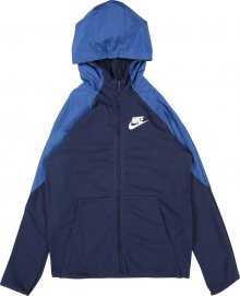 Nike Sportswear Mikina tmavě modrá / modrá