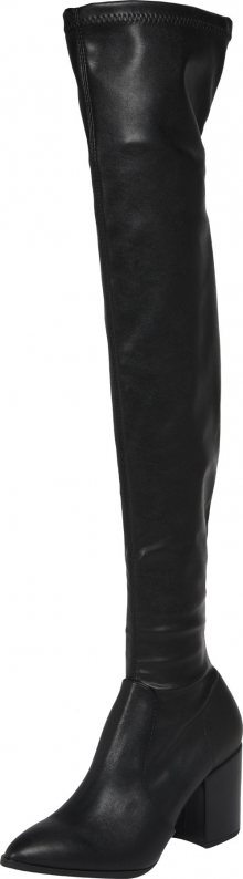 STEVE MADDEN Kozačky nad kolena \'Janey\' černá