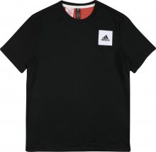 ADIDAS PERFORMANCE Funkční tričko černá / bílá