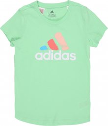 ADIDAS PERFORMANCE Funkční tričko \'BOS\' korálová / modrá / bílá / světle zelená