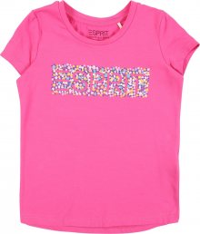 ESPRIT Tričko pink / modrá / bílá / žlutá / mátová