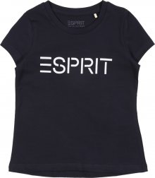 ESPRIT Tričko námořnická modř / bílá