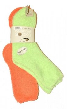 WiK Soft 37411 A\'2 Dámské ponožky 35-42 zelená-oranžová