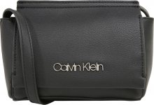 Calvin Klein Taška přes rameno \'STITCH FLAP CROSSBODY\' černá