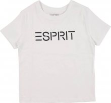 ESPRIT Tričko bílá / černá