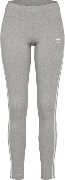 ADIDAS ORIGINALS Kalhoty šedý melír / bílá