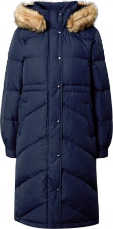 GAP Zimní kabát námořnická modř / béžová