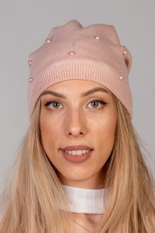 Dámská čepice Fil\'loo CD-19-12 pudrově růžová uni