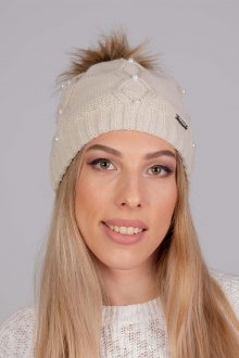 Dámská čepice Fil\'loo CD-19-01 světle béžová uni