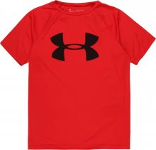 UNDER ARMOUR Funkční tričko červená / černá
